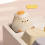 fried-egg-chick-series-keycaps-white