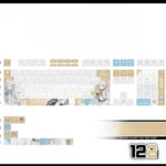 frieren-oem-keycap-set-mechanical-keyboard-side