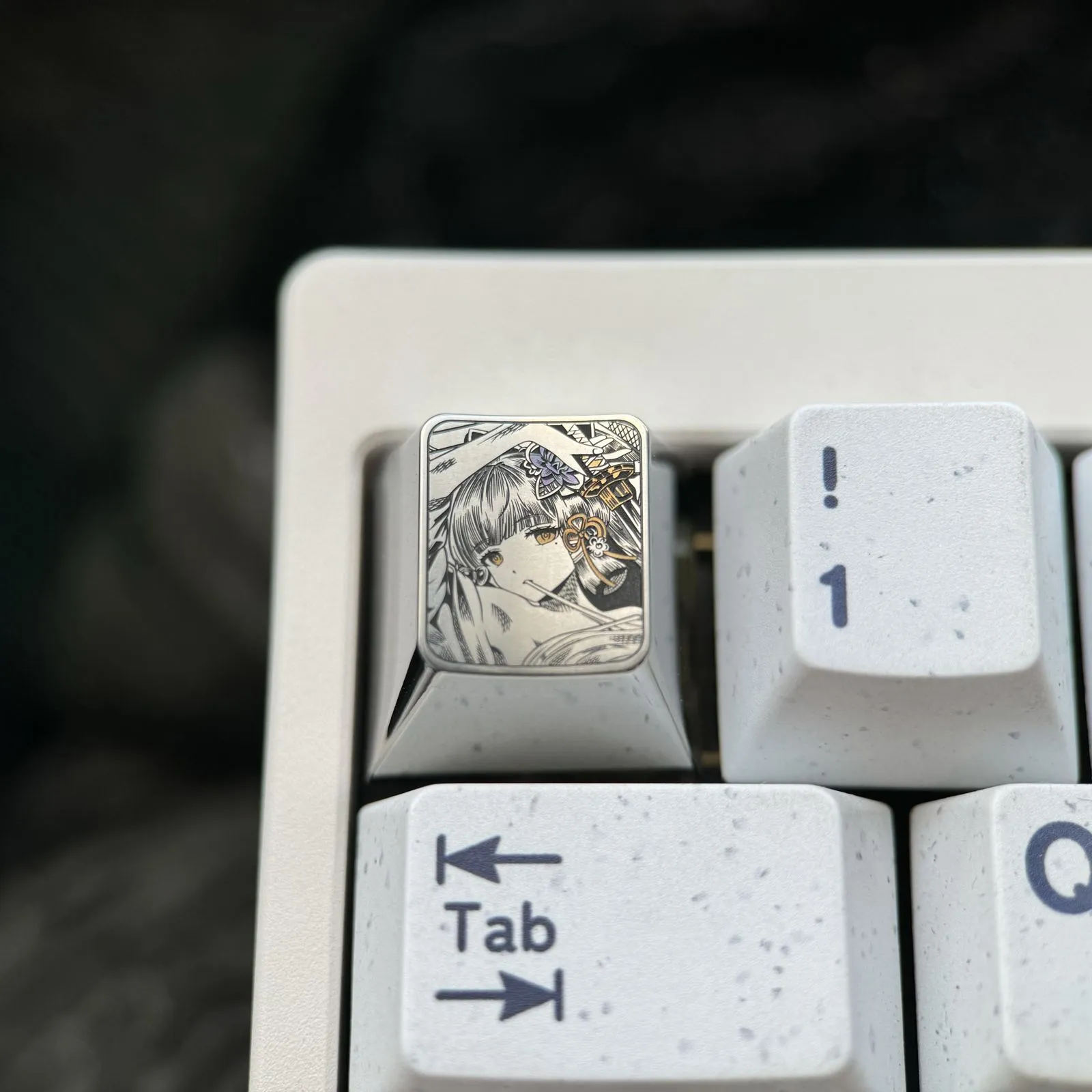genshin-impact-kamisato-ayaka-keycaps-front