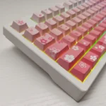 gradient-pink-cherry-blossom-oem-keycapset-side