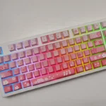 gradient-pink-cherry-blossom-oem-keycapset-upfront2