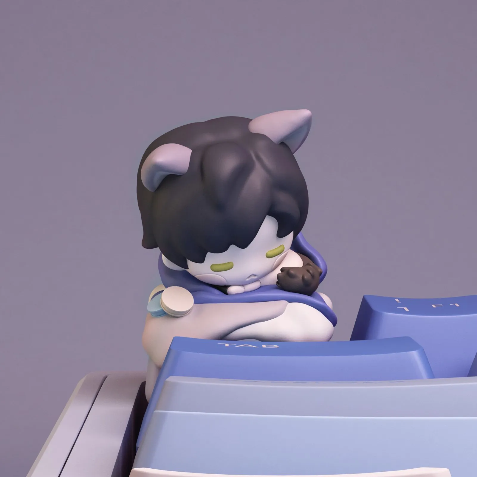 love-and-deepspace-cute-zayne-keycap-front