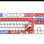 lycorisrecoil-characters oem-keycapset-mechanical-keyboard-upfront