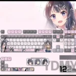 maisakurajima-oem-keycap-set-mechanical-keyboard-cover