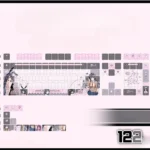 maisakurajima-oem-keycap-set-mechanical-keyboard-front