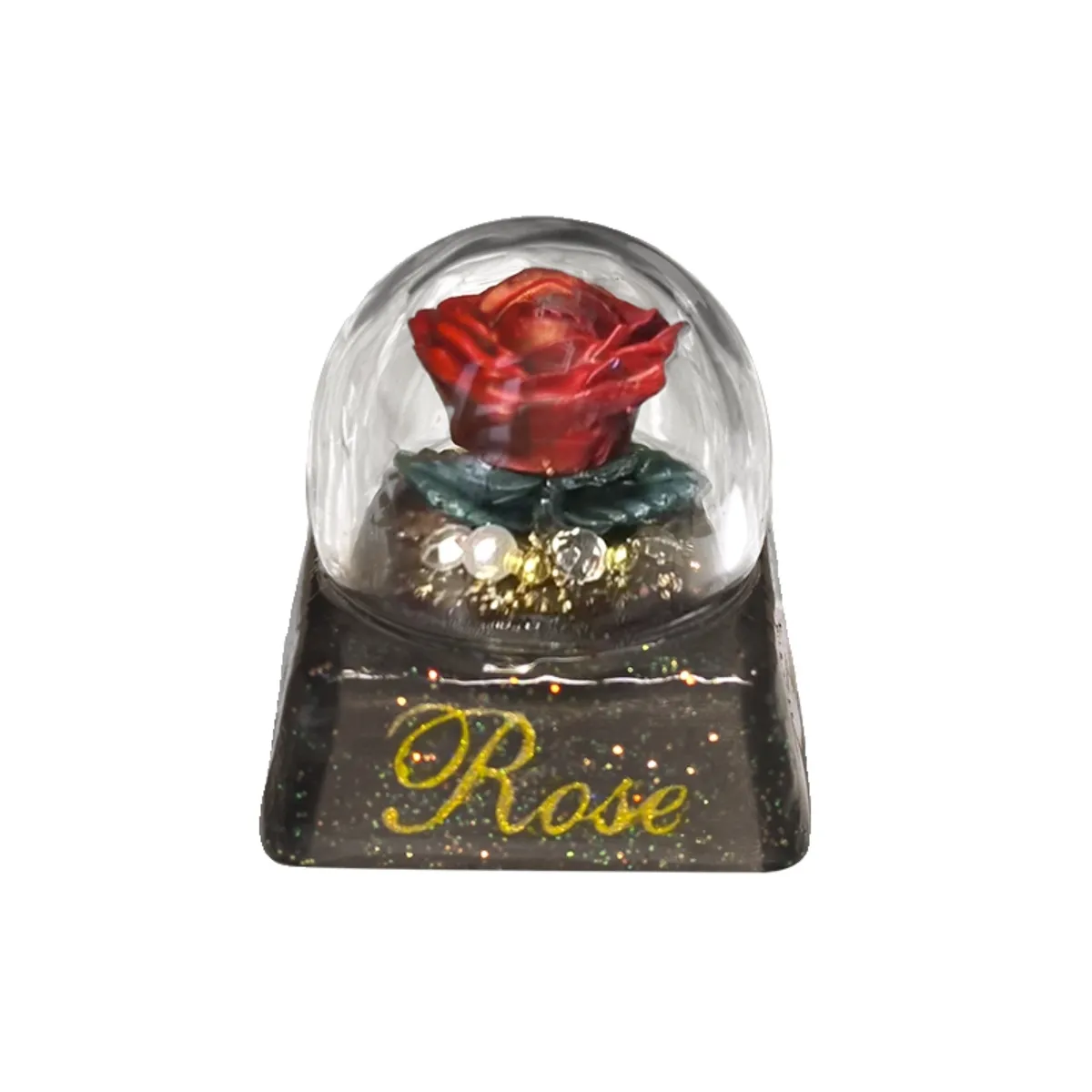 red-pink-rose-keycaps-front