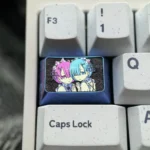 rezero-rem-ram-tab-key-keycap-cover