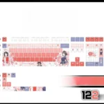 saekano-megumikato-oem-keycapset-mechanical-keyboard-front