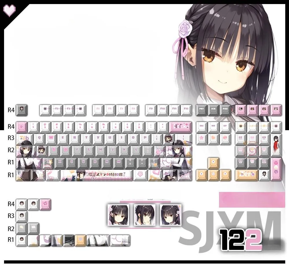 shikinatsume-oem-keycap-set-mechanical-keyboard-cover