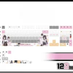 shikinatsume-oem-keycap-set-mechanical-keyboard-front