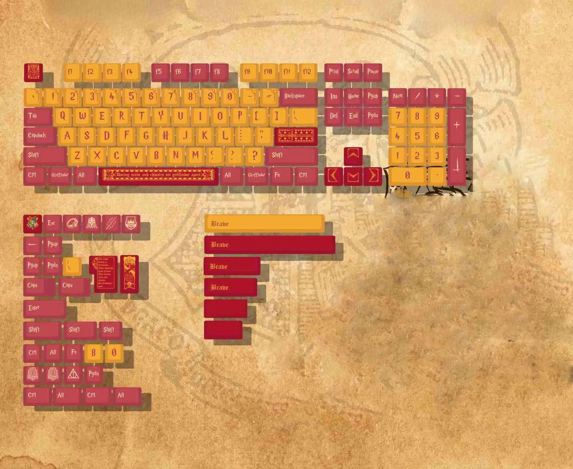 stylish-red-batch-keycap-set-upfront1