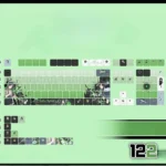 subaruawa-oem-keycap-set-mechanical-keyboard-front