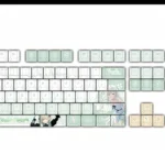 white-mutsumiwakaba-oem-keycapset-mechanical-keyboard-upfront