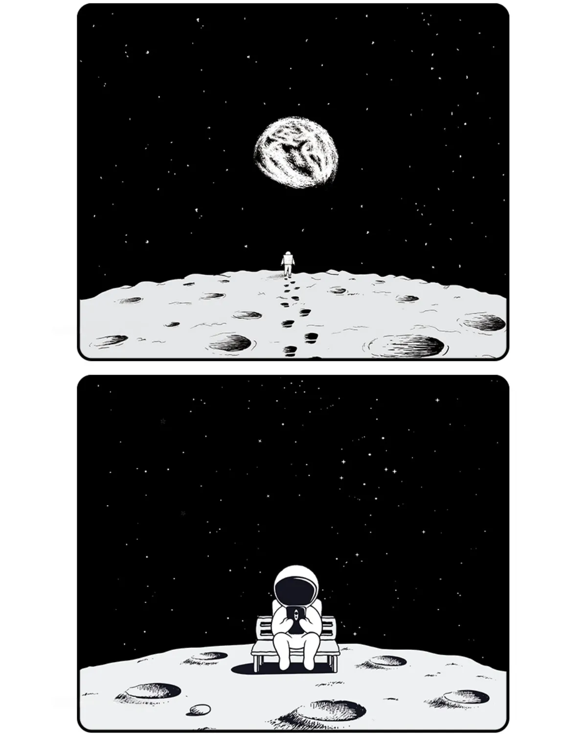 astronaut-on-the-moon-mouse-pads-cover
