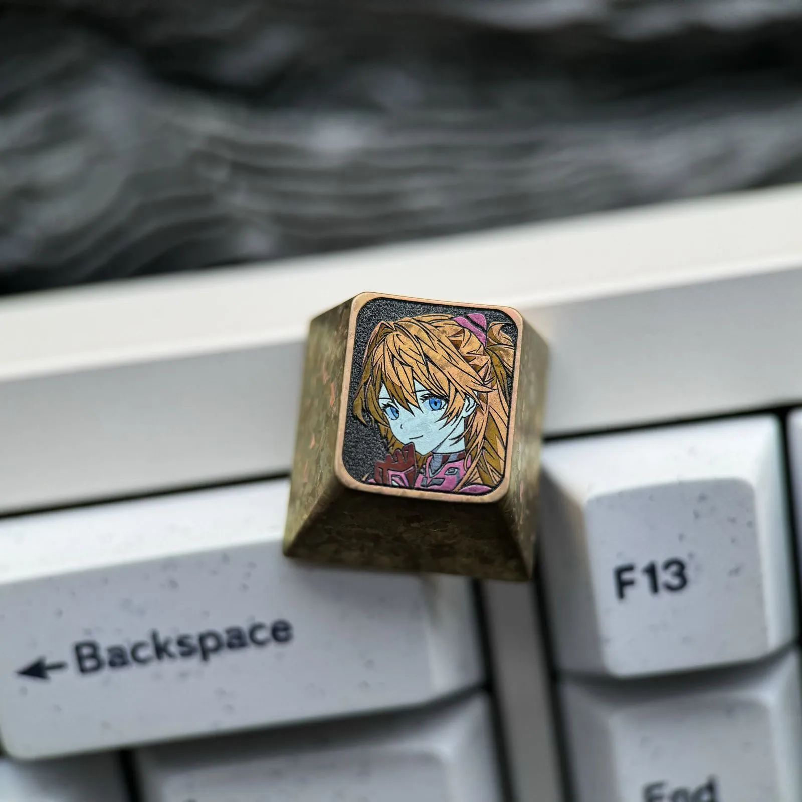 asuka-langley-soryu-orange-icecrystal-keycap-front