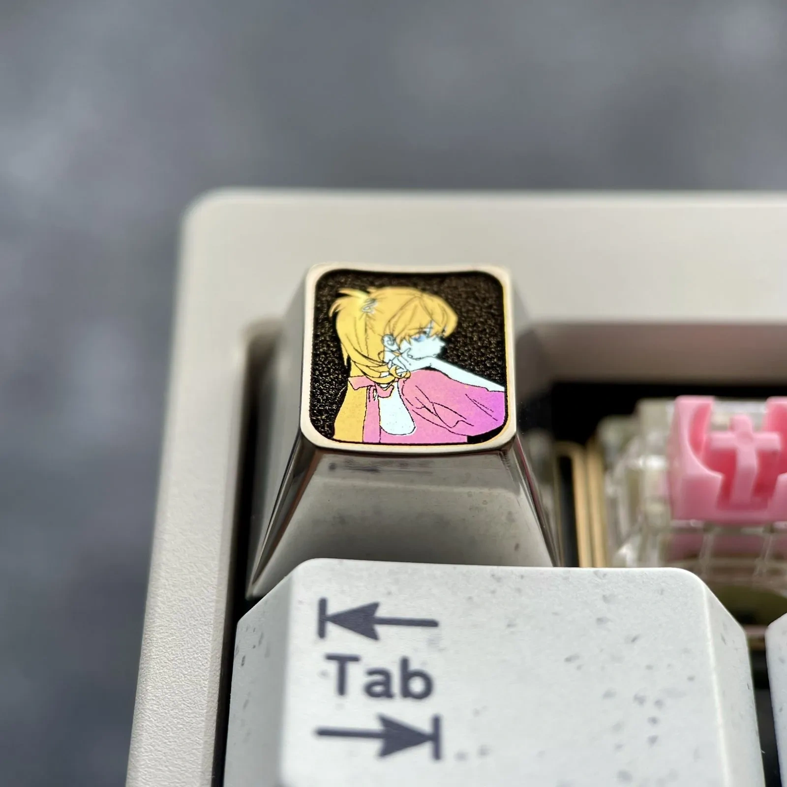 asuka-langley-soryu-tucking-hair-keycaps-front