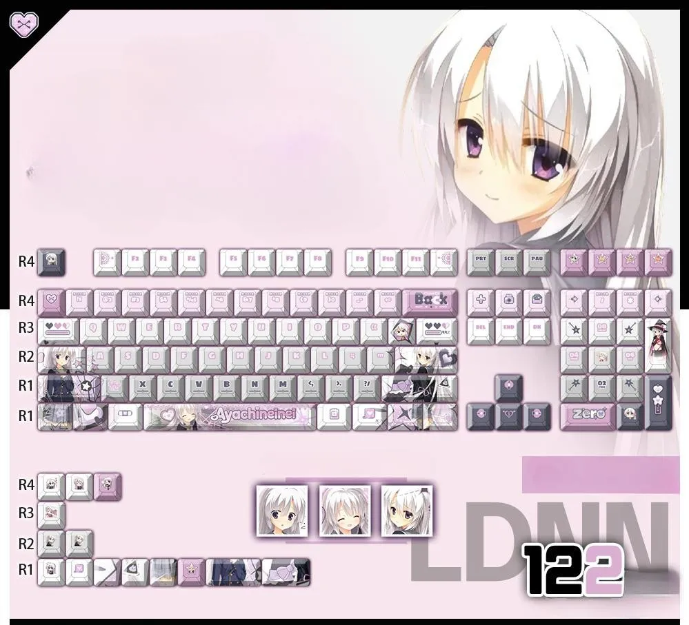 ayachineinei-oem-keycap-set-mechanical-keyboard-cover