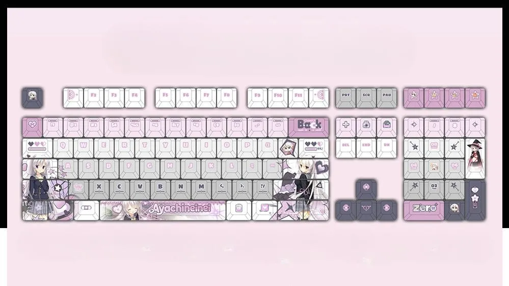 ayachineinei-oem-keycap-set-mechanical-keyboard-upfront