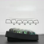 black-electronic-vision-oem-keycap-set-side