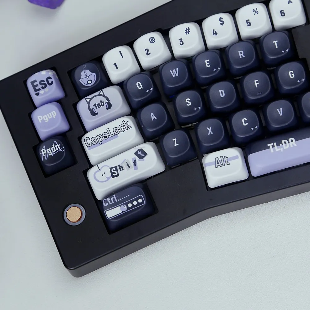 black-purple-moa-keycap-set-side