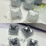 black-white-butterfly-series-keycaps-cover