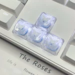 black-white-butterfly-series-keycaps-front2