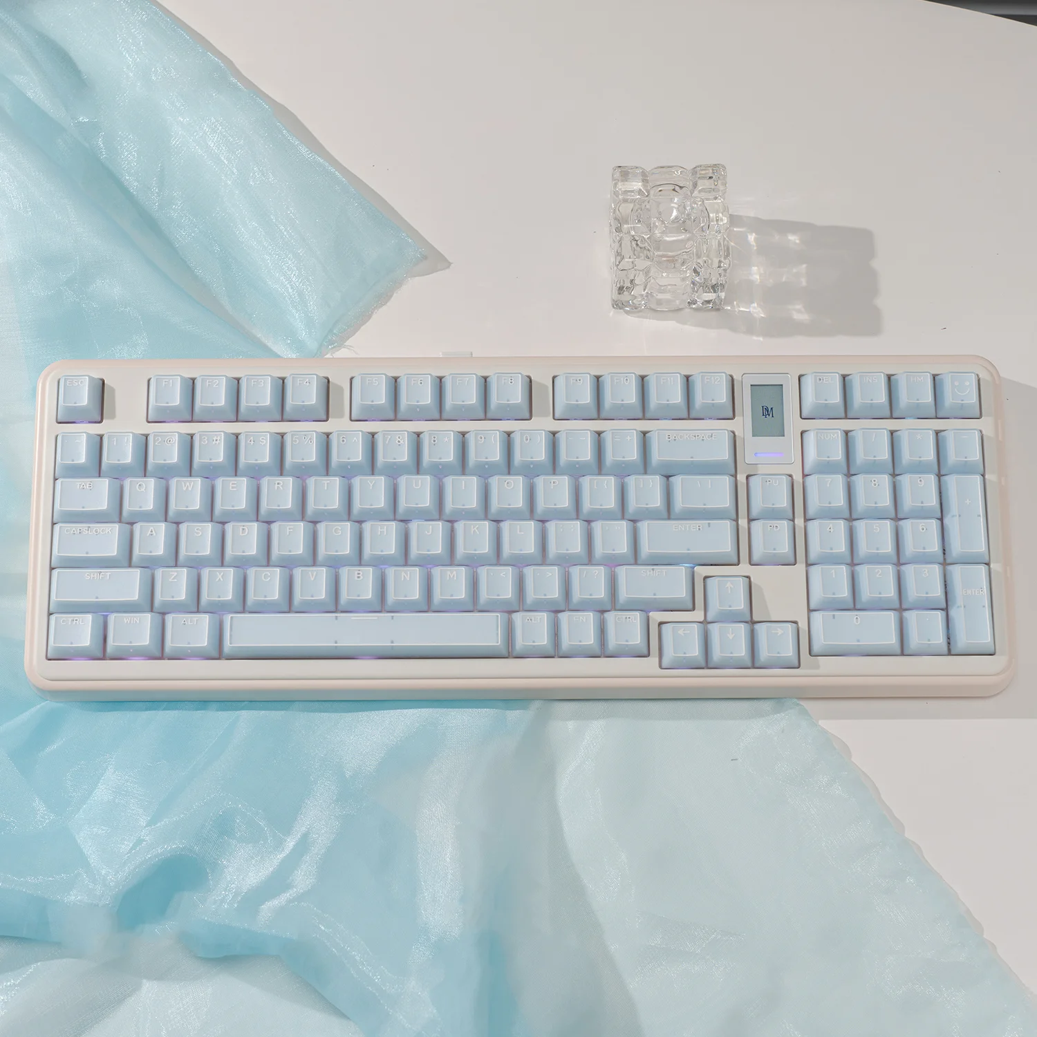 bluejade-cherry-minimal-keycapset-trimode-mechanicalkeyboard-cover