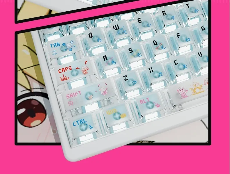 bocchitherock-kessoku-band-series-oem-keycapset-side