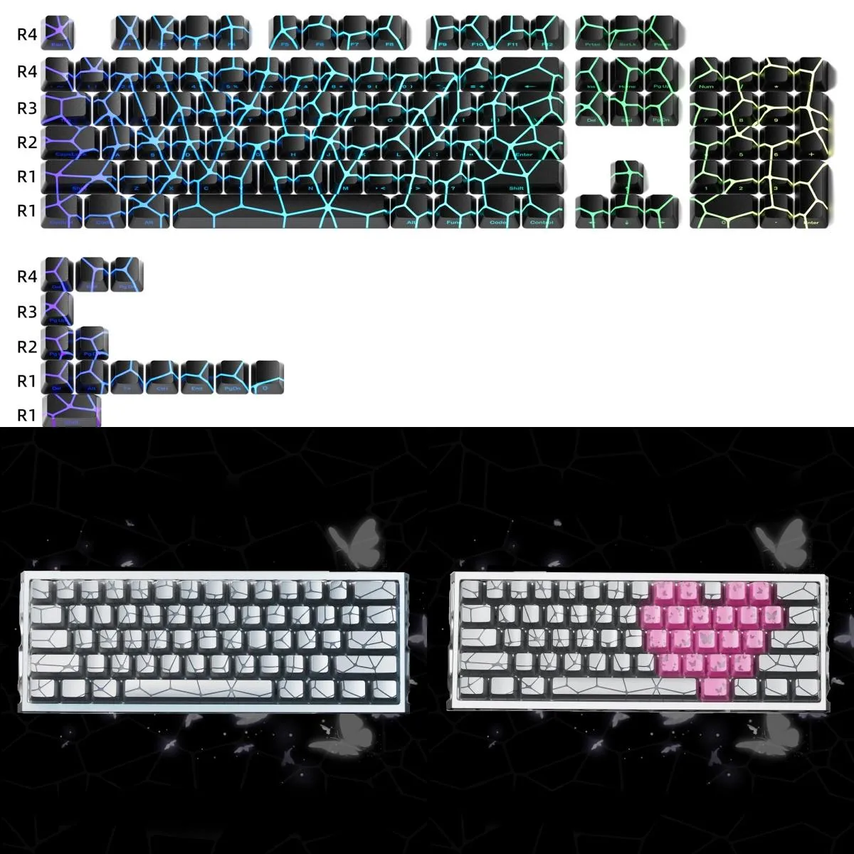 butterfly-crack-series-oem-keycap-set-cover