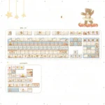 cream-bear-series-keycap-set-upfront