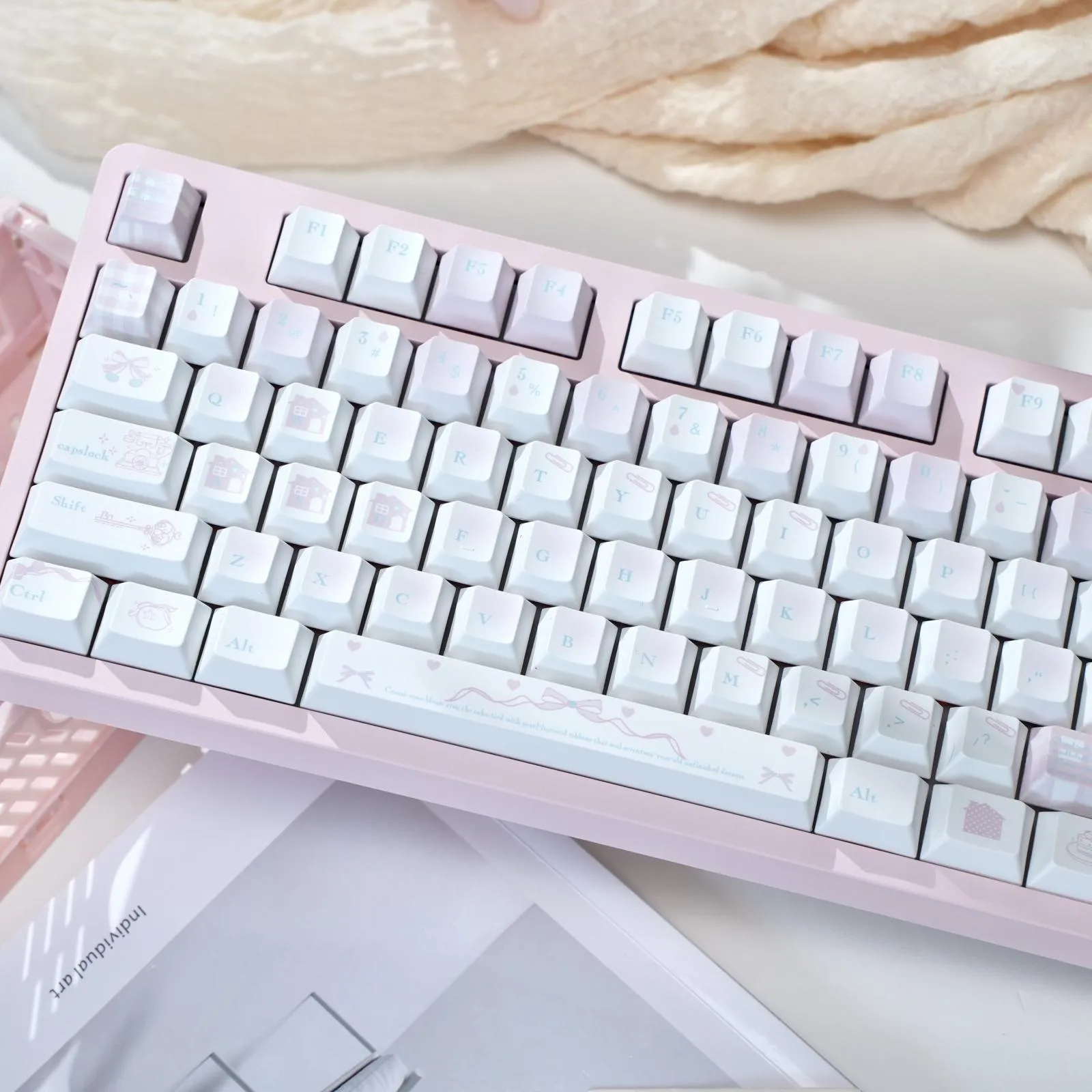 cream-pink-cherry-keycap-set-side