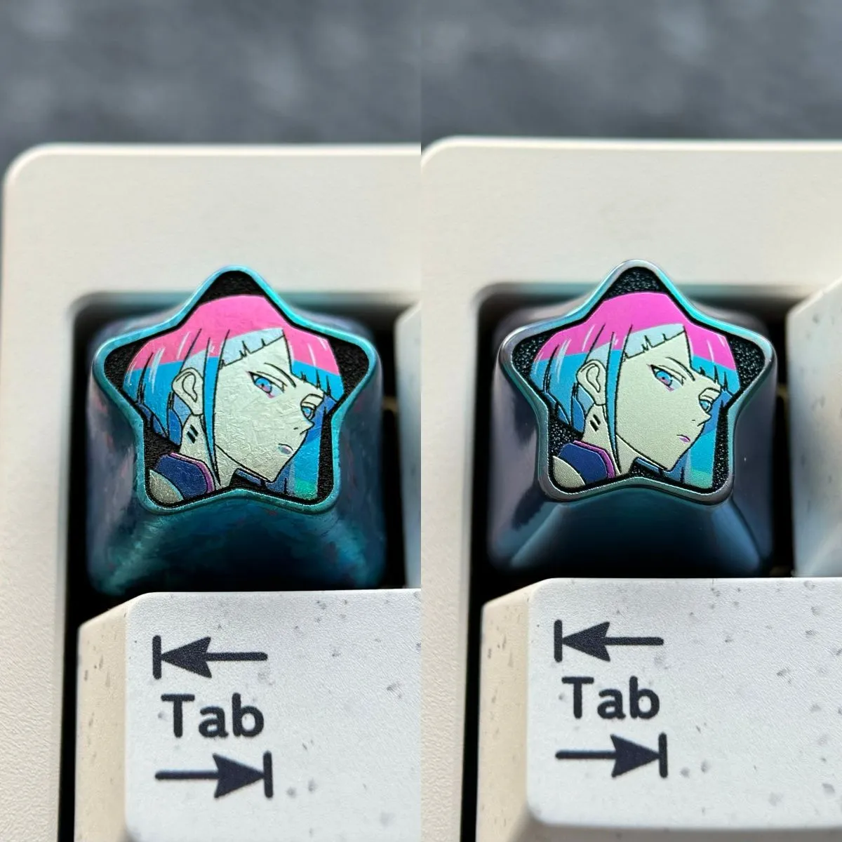 cyberpunk-2077-lucyna-kushinada-star-keycaps-cover