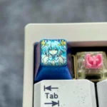 date-a-live-origami-tobiichi-keycaps-blue