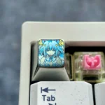 date-a-live-origami-tobiichi-keycaps-grey