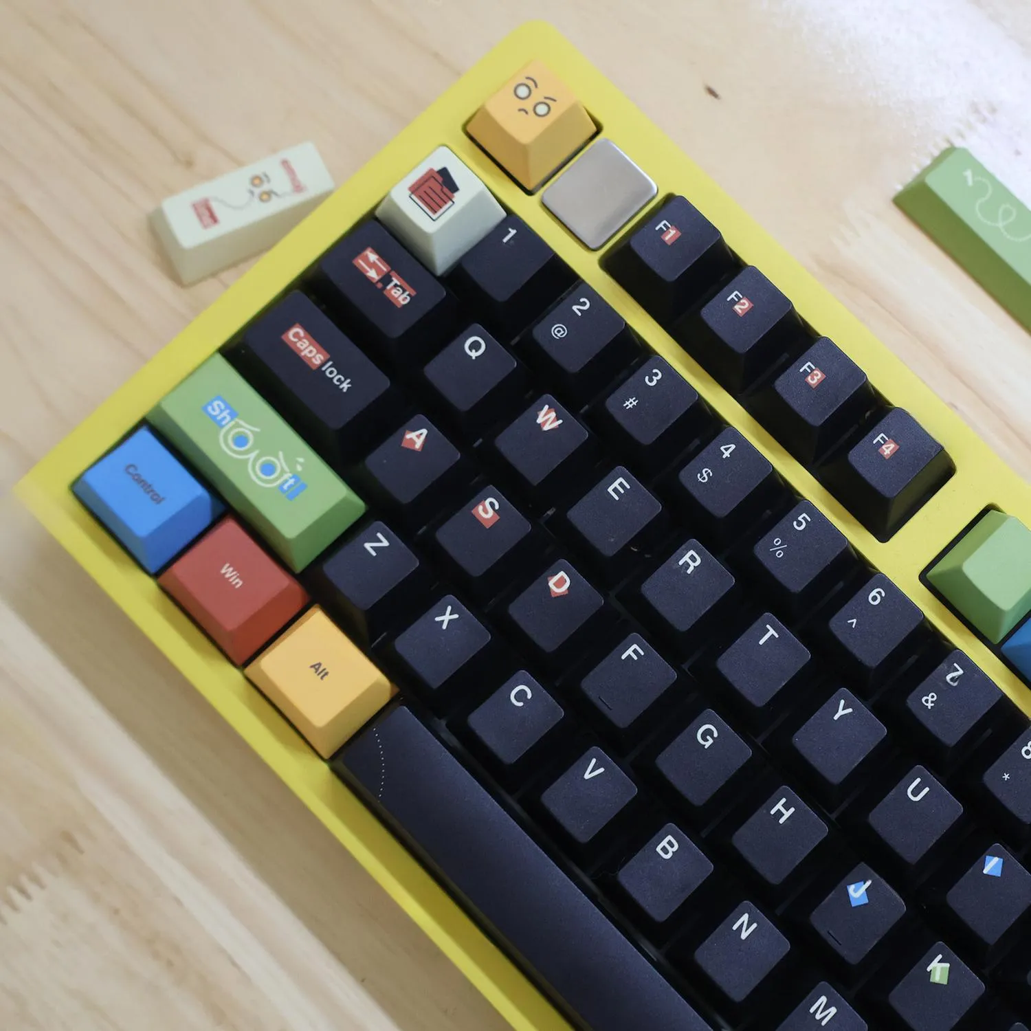 emoji-line-oem-keycap-set-side
