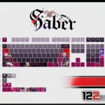 fatestaynight-saber-oem-keycapset-mechanical-keyboard-front
