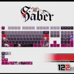 fatestaynight-saber-oem-keycapset-mechanical-keyboard-side