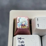 genshin-impact-adorable-shenhe-keycaps-red