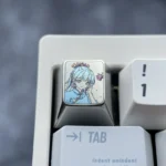 genshin-impact-stylish-kamisato-ayaka-keycaps-grey