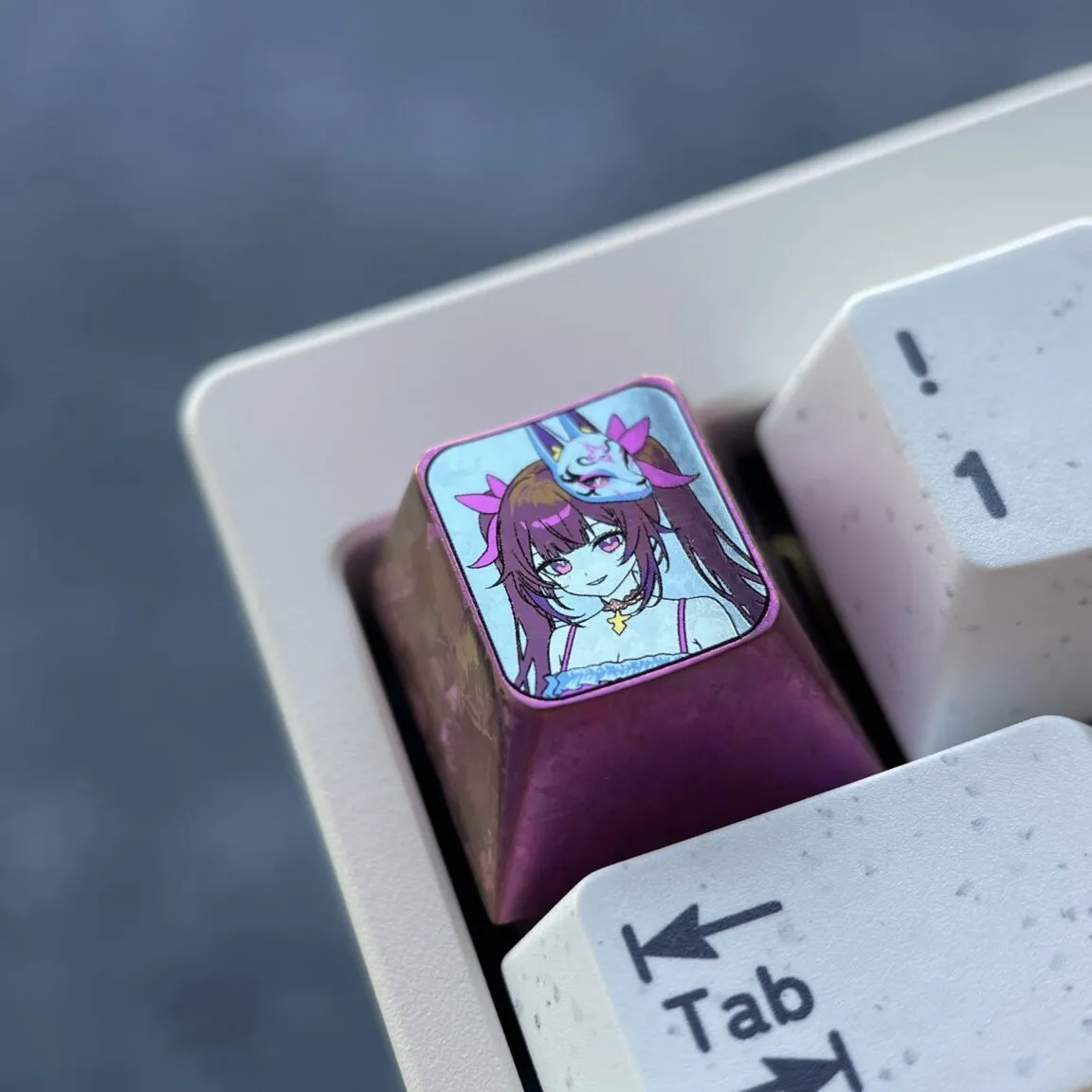 honkai-star-rail-sparkle-keycaps-winered