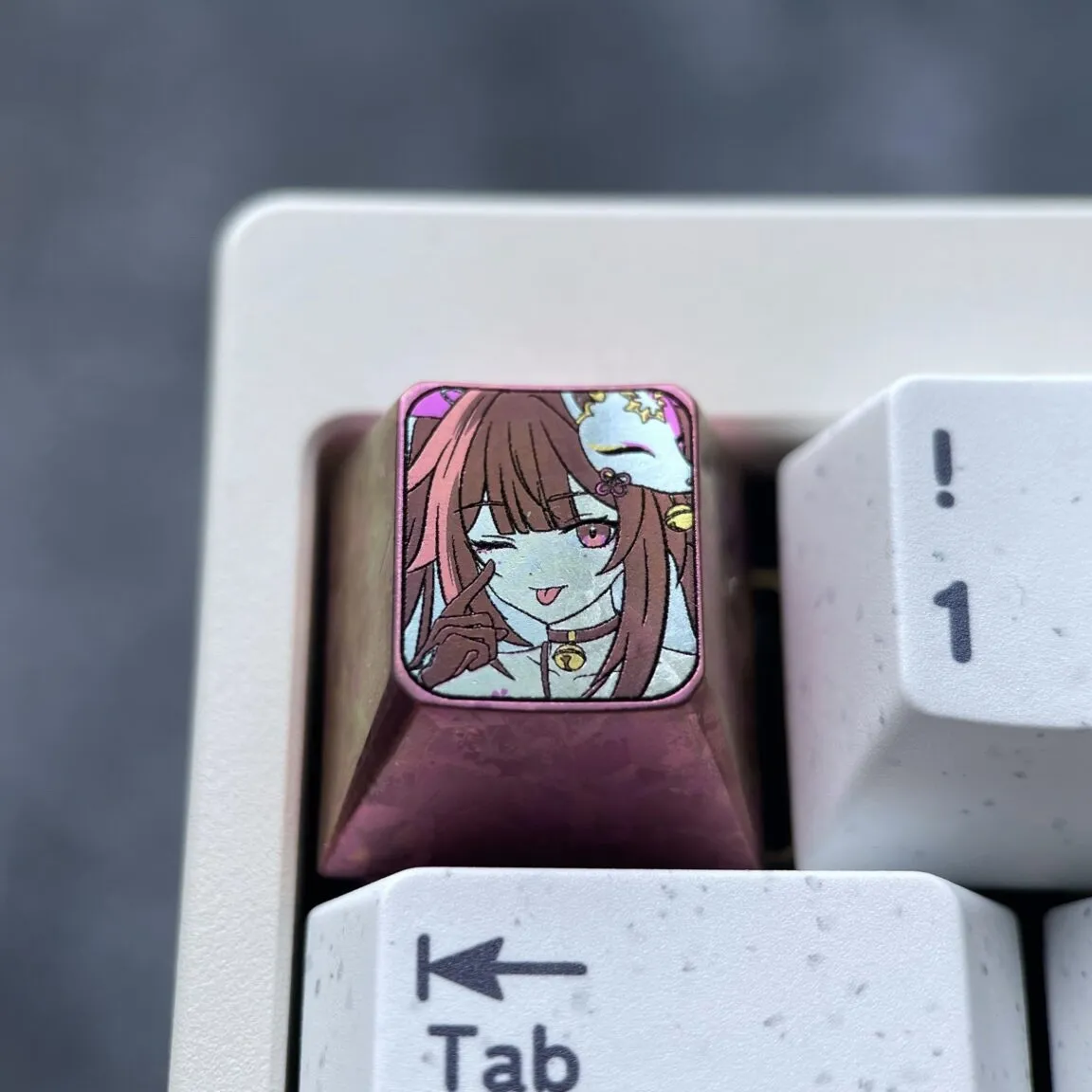 honkai-star-rail-wink-sparkle-keycaps-red