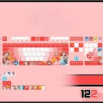 ikuyo-kita-oem-keycapset-mechanical-keyboard-front