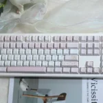 little-bear-floral-cherry-keycap-set-white