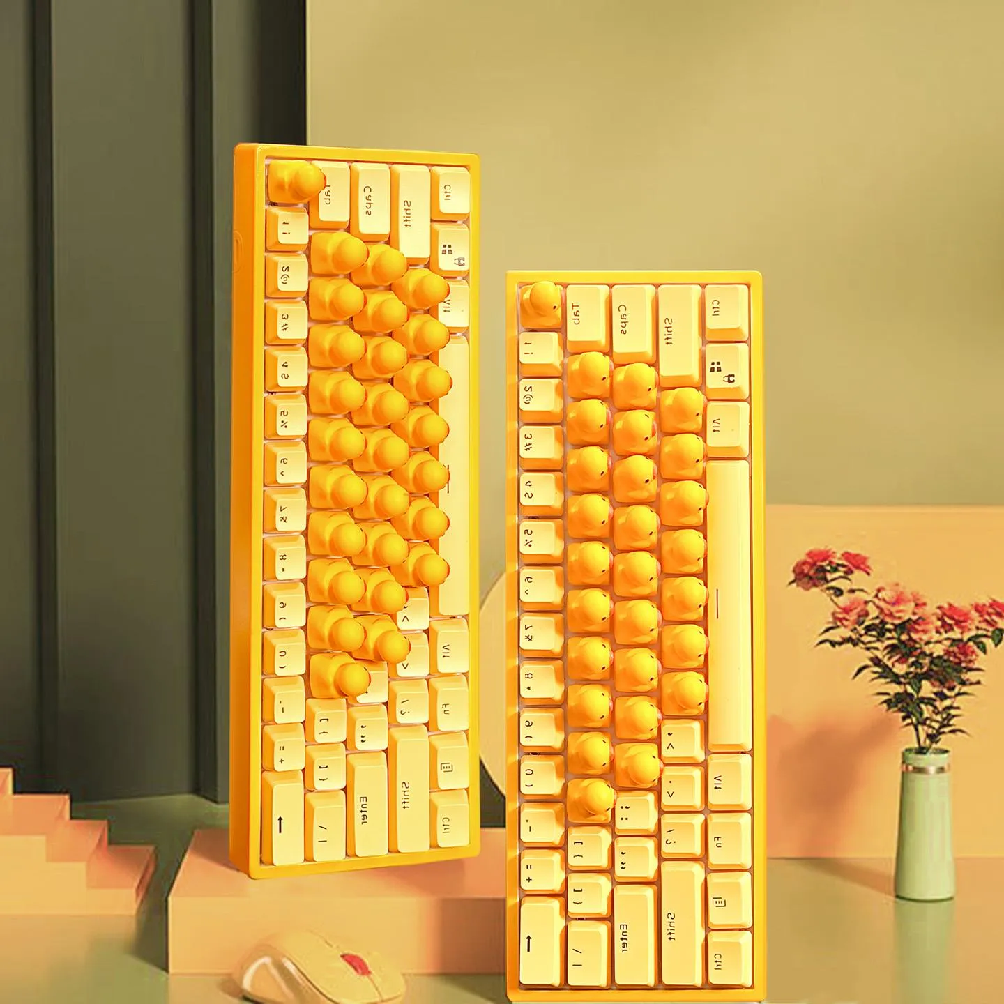 little-yellow-duck-mechanical-keyboard-cover