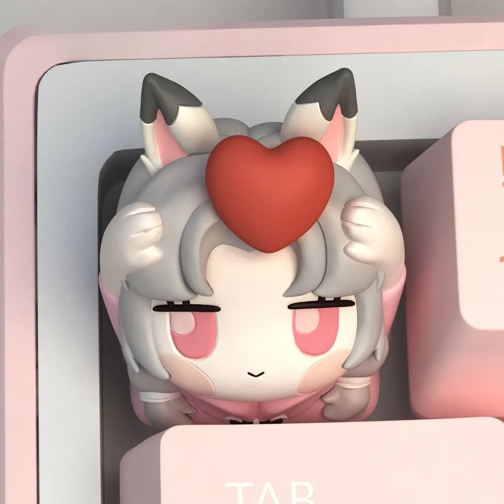 naraka-bladepoint-pink-tsuchimikado-kurumi-keycap-cover