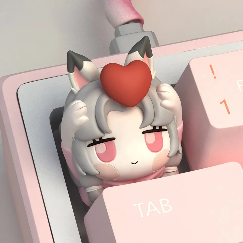 naraka-bladepoint-pink-tsuchimikado-kurumi-keycap-side