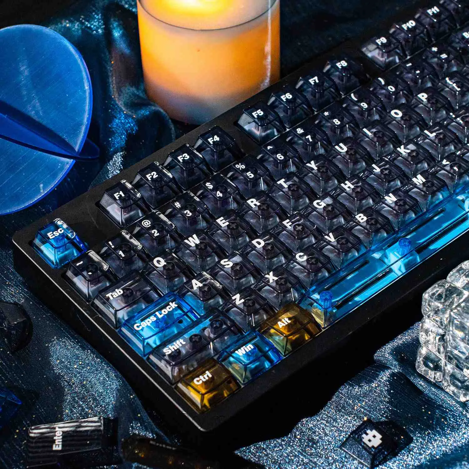 nightfall-forest-gaming-cherry-keycap-set-side
