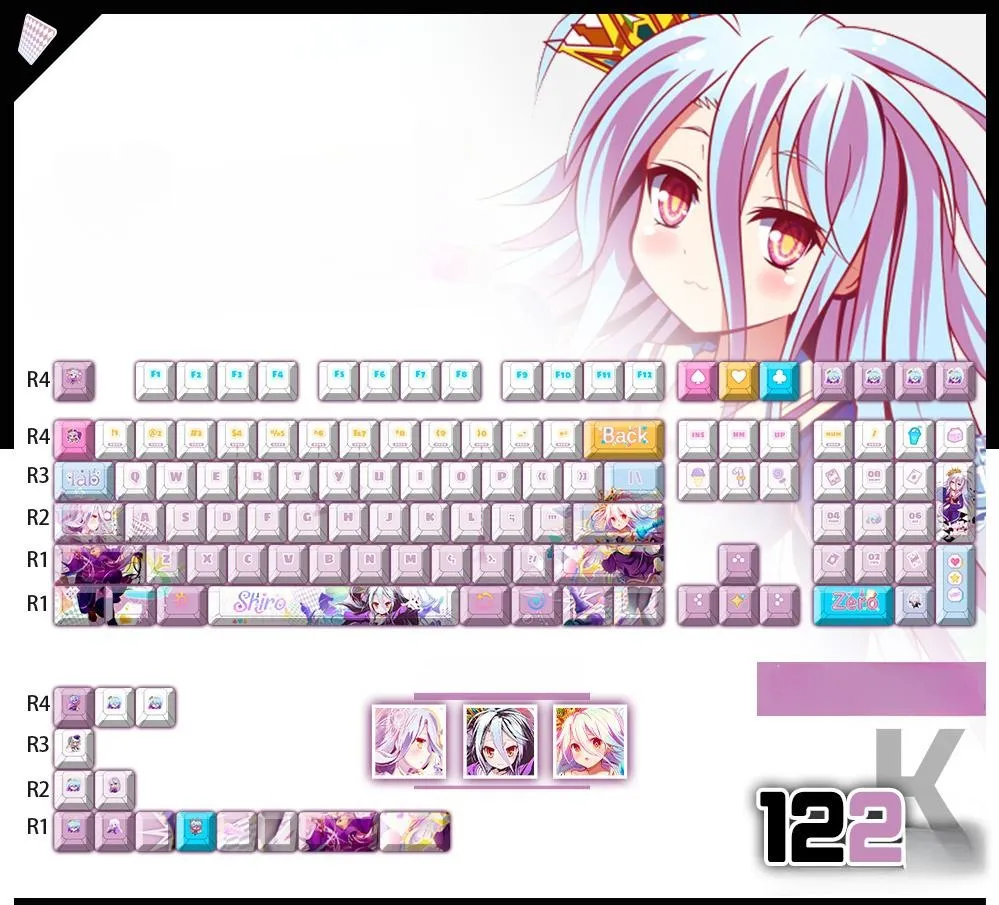 nogamenolife-shiro-cherry-keycapset-mechanical-keyboard-cover