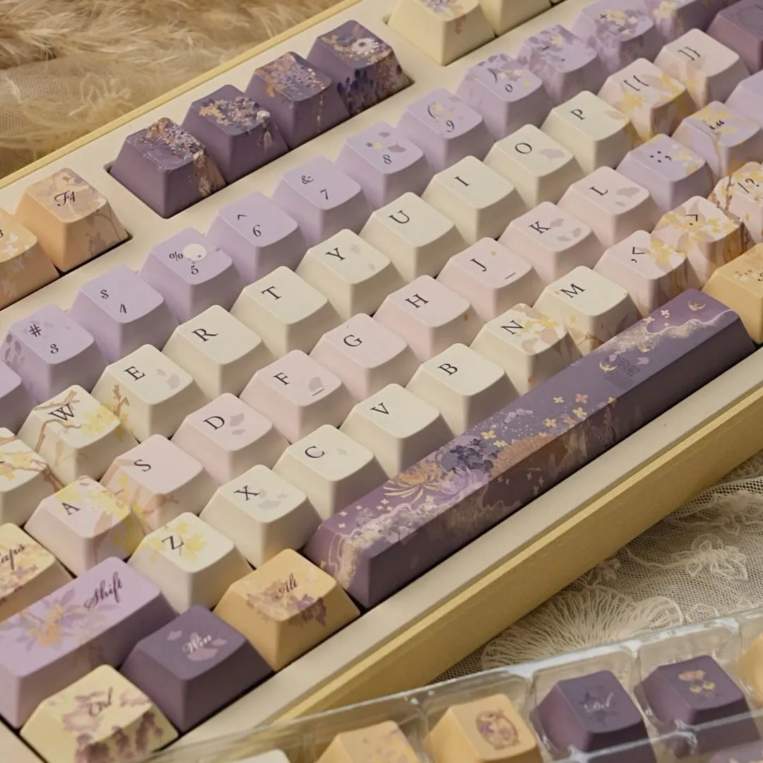 osmanthus-bloom-series-keycap-set-side