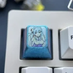 re-zero-emilia-smiling-keycap-front